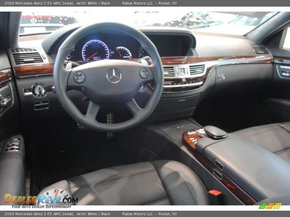 2009 Mercedes-Benz S 63 AMG Sedan Arctic White / Black Photo #14