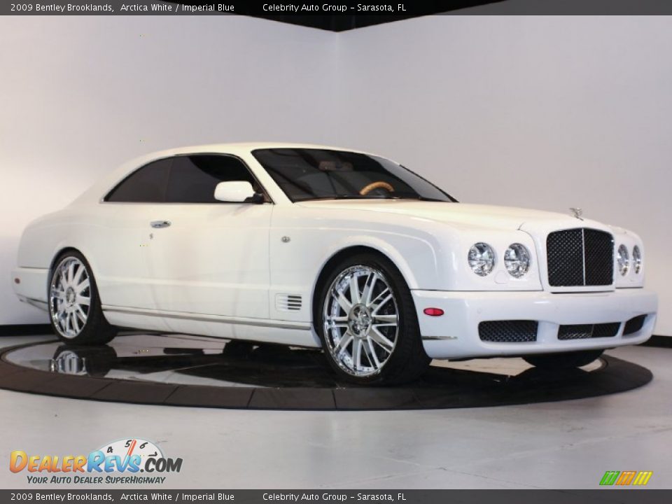 2009 Bentley Brooklands Arctica White / Imperial Blue Photo #1