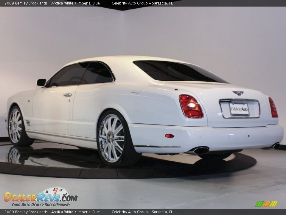 2009 Bentley Brooklands Arctica White / Imperial Blue Photo #5