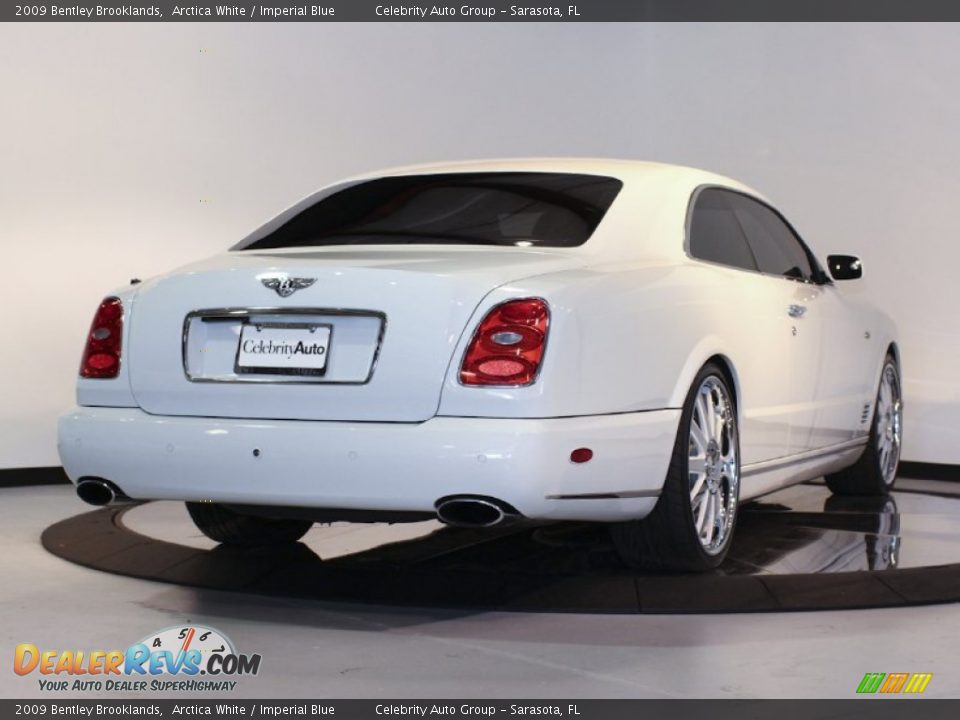 2009 Bentley Brooklands Arctica White / Imperial Blue Photo #7