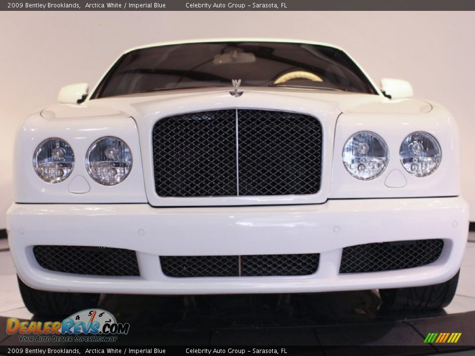 2009 Bentley Brooklands Arctica White / Imperial Blue Photo #12