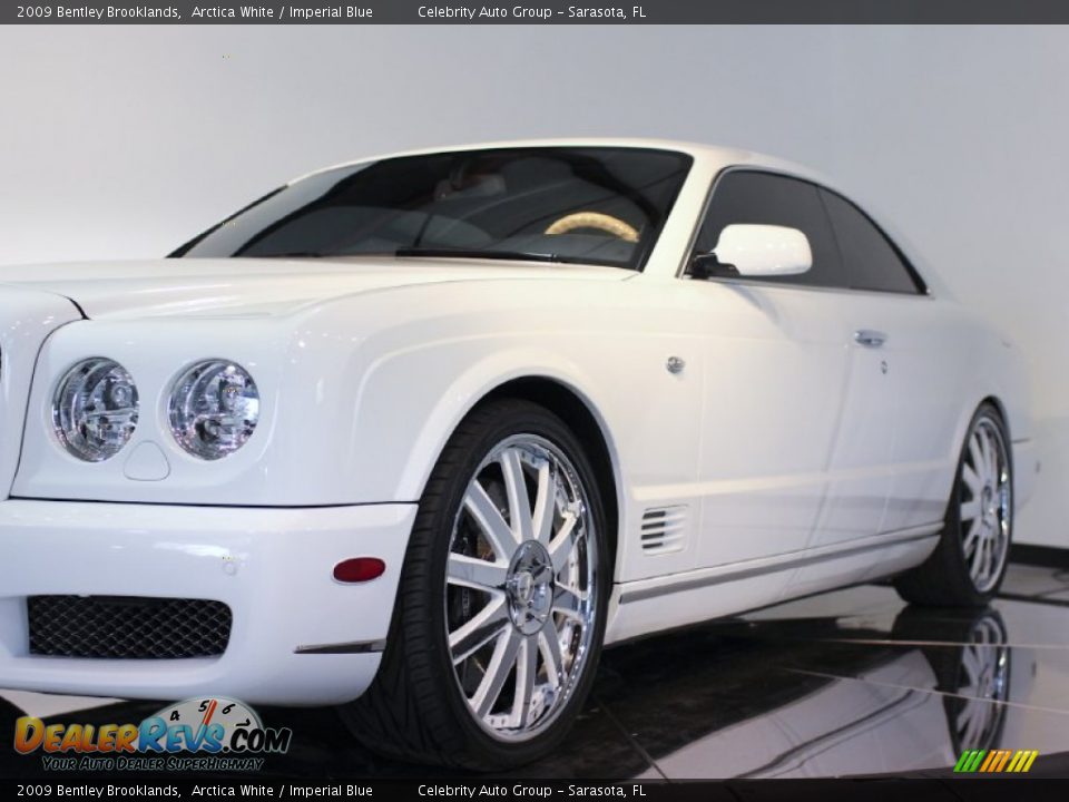 2009 Bentley Brooklands Arctica White / Imperial Blue Photo #16