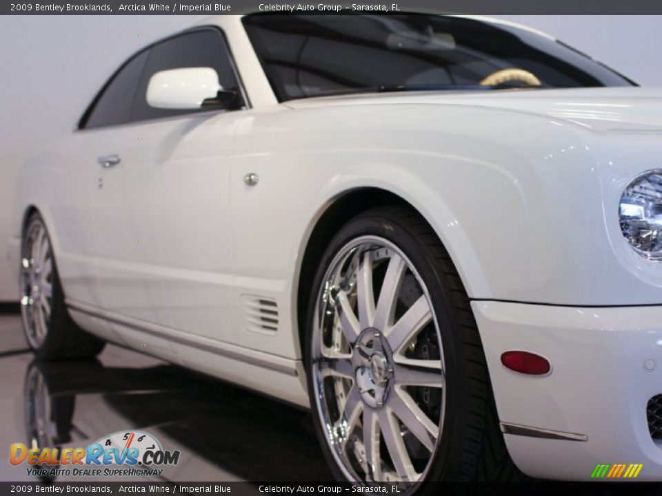 2009 Bentley Brooklands Arctica White / Imperial Blue Photo #17