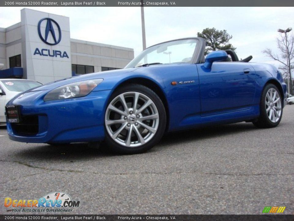 2006 Honda S2000 Roadster Laguna Blue Pearl / Black Photo #1