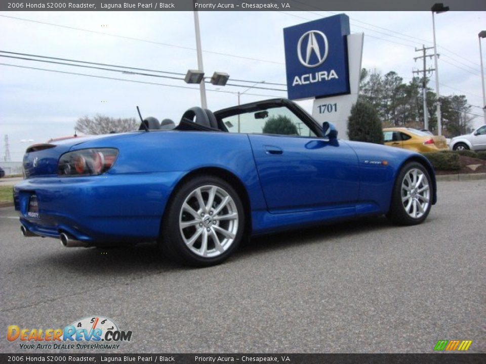 2006 Honda S2000 Roadster Laguna Blue Pearl / Black Photo #6