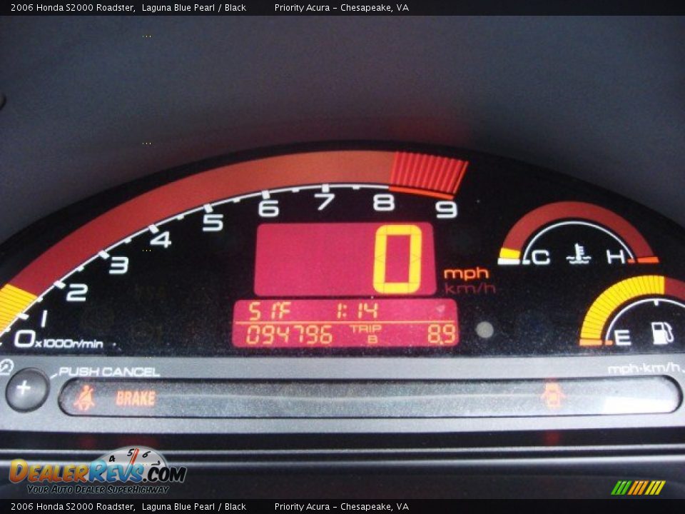 2006 Honda S2000 Roadster Gauges Photo #14