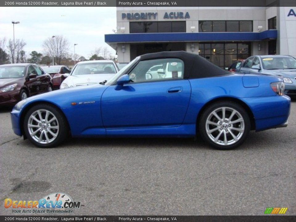 2006 Honda S2000 Roadster Laguna Blue Pearl / Black Photo #28