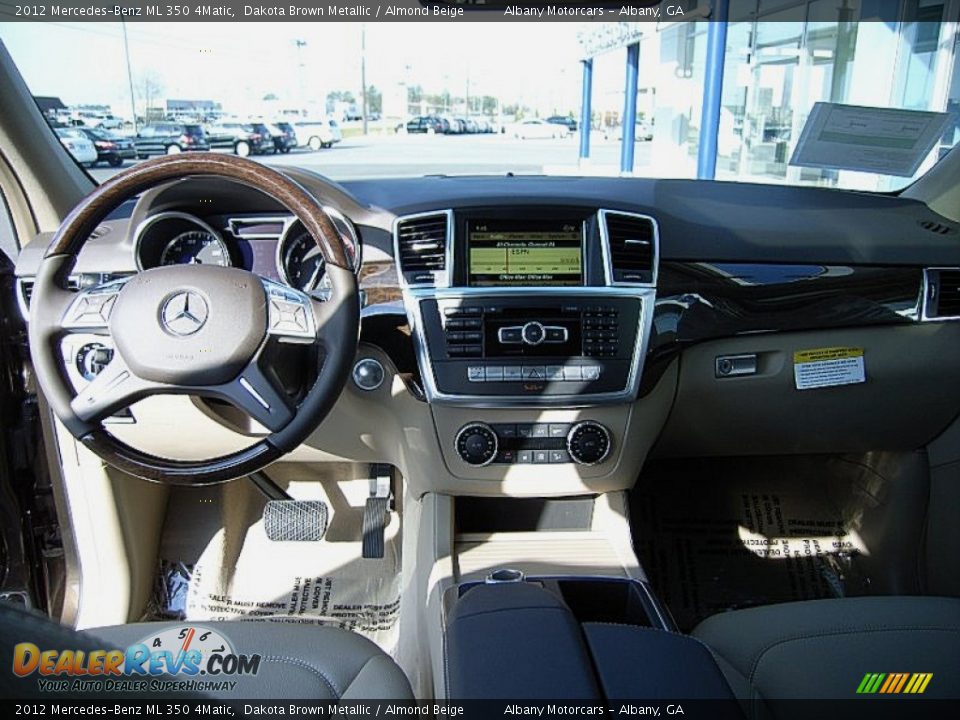 2012 Mercedes-Benz ML 350 4Matic Dakota Brown Metallic / Almond Beige Photo #3