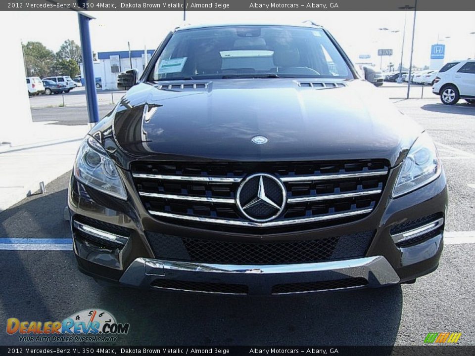 2012 Mercedes-Benz ML 350 4Matic Dakota Brown Metallic / Almond Beige Photo #4