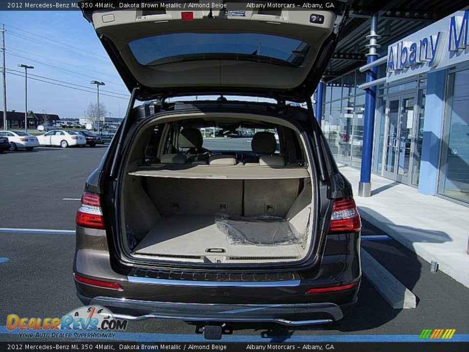 2012 Mercedes-Benz ML 350 4Matic Dakota Brown Metallic / Almond Beige Photo #7