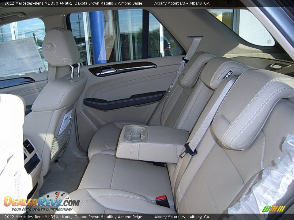 2012 Mercedes-Benz ML 350 4Matic Dakota Brown Metallic / Almond Beige Photo #8