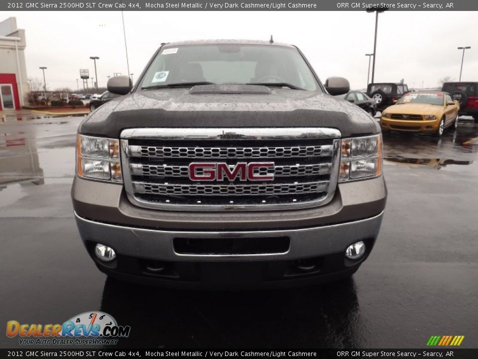 2012 GMC Sierra 2500HD SLT Crew Cab 4x4 Mocha Steel Metallic / Very Dark Cashmere/Light Cashmere Photo #2