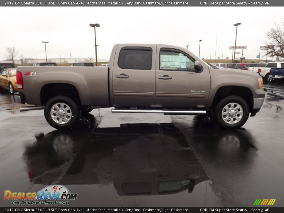 Mocha Steel Metallic 2012 GMC Sierra 2500HD SLT Crew Cab 4x4 Photo #4