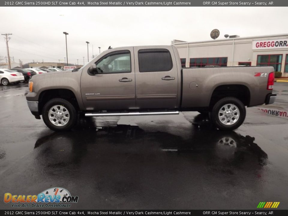 2012 GMC Sierra 2500HD SLT Crew Cab 4x4 Mocha Steel Metallic / Very Dark Cashmere/Light Cashmere Photo #8