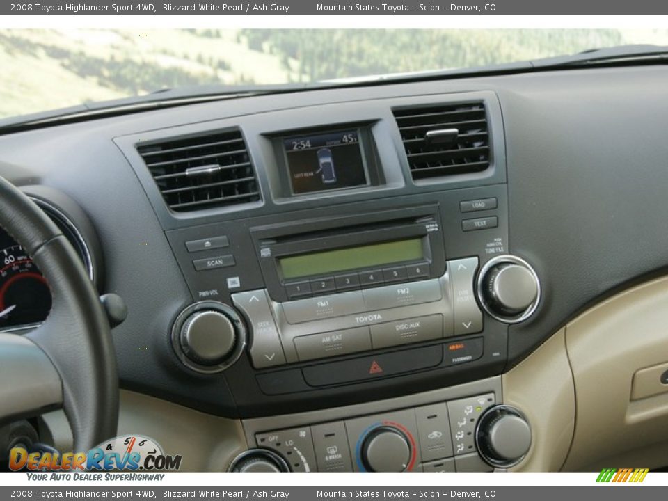 2008 Toyota Highlander Sport 4WD Blizzard White Pearl / Ash Gray Photo #23