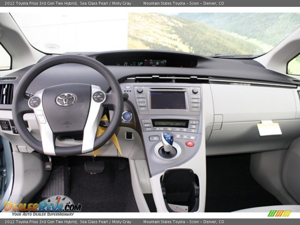 Dashboard of 2012 Toyota Prius 3rd Gen Two Hybrid Photo #10