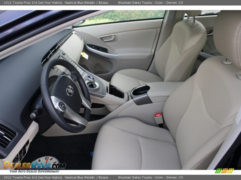 Bisque Interior 2012 Toyota Prius 3rd Gen Four Hybrid