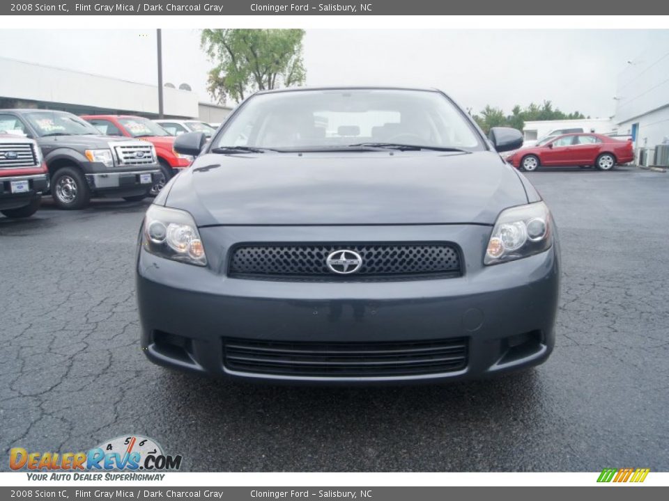 2008 Scion tC Flint Gray Mica / Dark Charcoal Gray Photo #7
