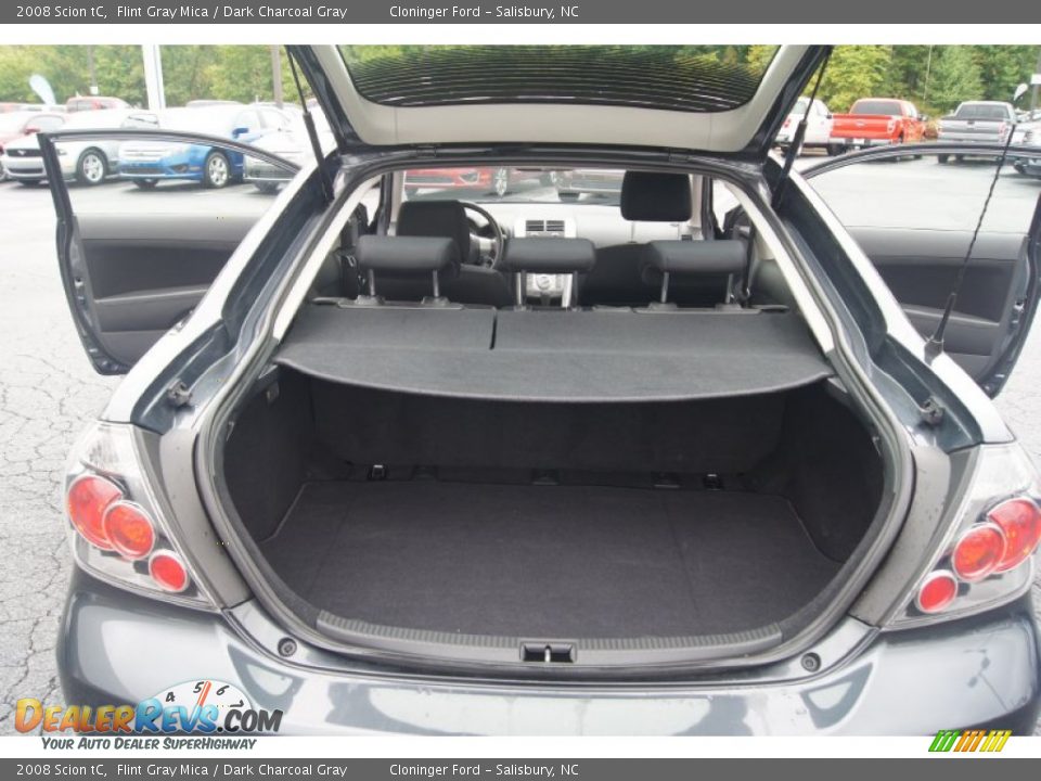 2008 Scion tC Flint Gray Mica / Dark Charcoal Gray Photo #9