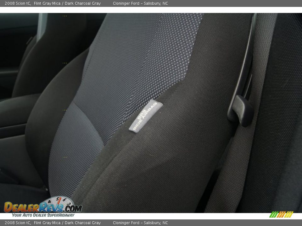 2008 Scion tC Flint Gray Mica / Dark Charcoal Gray Photo #18