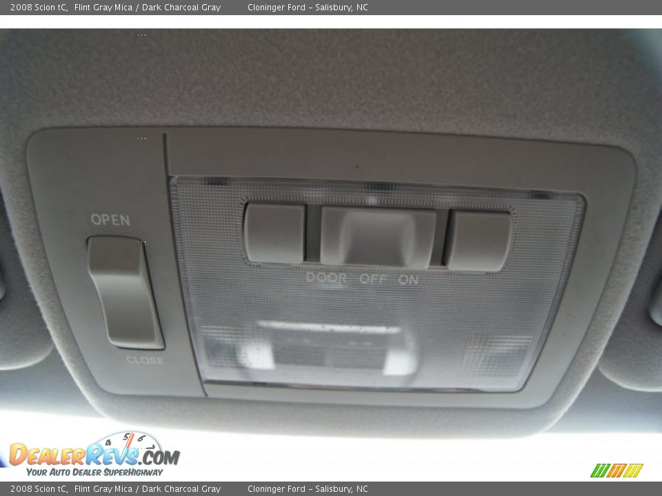 2008 Scion tC Flint Gray Mica / Dark Charcoal Gray Photo #29