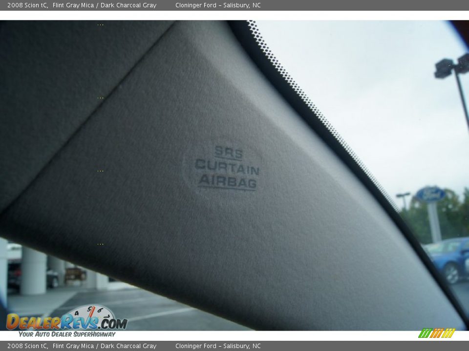 2008 Scion tC Flint Gray Mica / Dark Charcoal Gray Photo #30