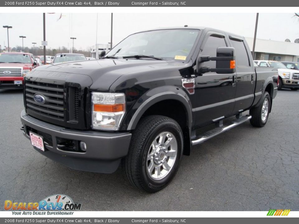 2008 Ford F250 Super Duty FX4 Crew Cab 4x4 Black / Ebony Photo #6