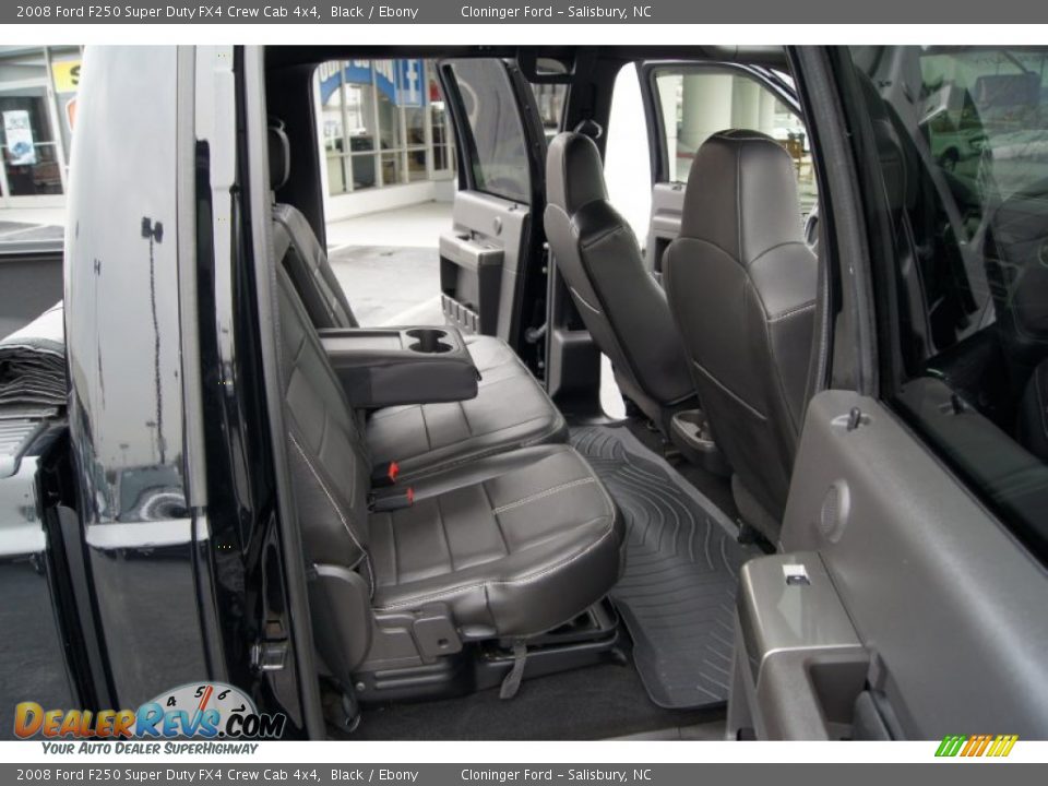 Rear Seat of 2008 Ford F250 Super Duty FX4 Crew Cab 4x4 Photo #10