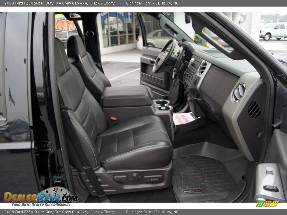 Front Seat of 2008 Ford F250 Super Duty FX4 Crew Cab 4x4 Photo #12