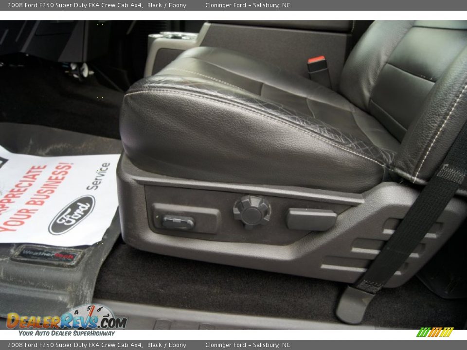 2008 Ford F250 Super Duty FX4 Crew Cab 4x4 Black / Ebony Photo #26