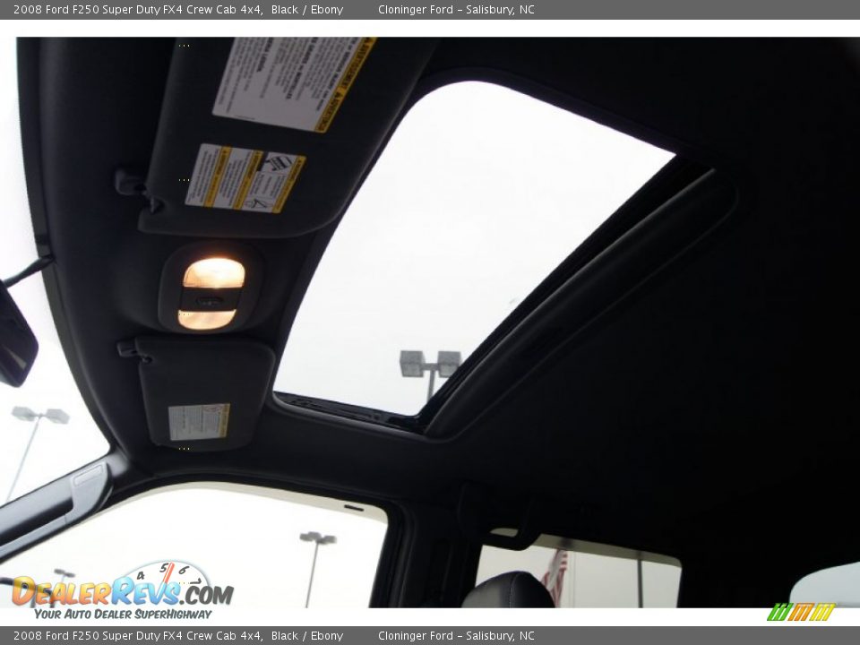 2008 Ford F250 Super Duty FX4 Crew Cab 4x4 Black / Ebony Photo #28