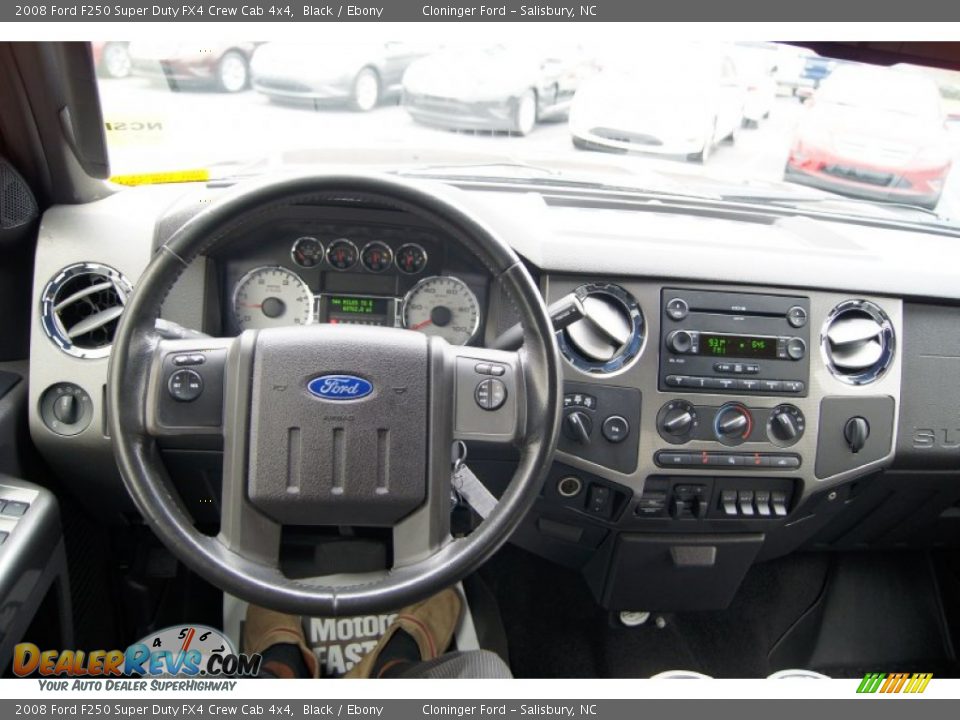 2008 Ford F250 Super Duty FX4 Crew Cab 4x4 Black / Ebony Photo #33