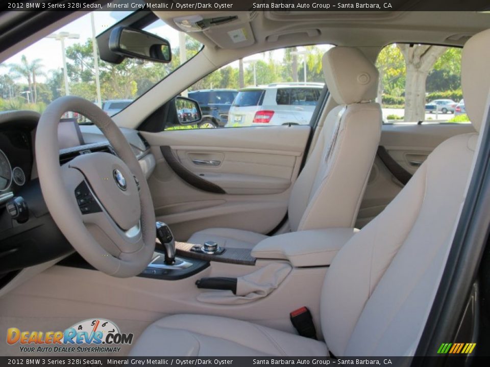 Oyster/Dark Oyster Interior - 2012 BMW 3 Series 328i Sedan Photo #8