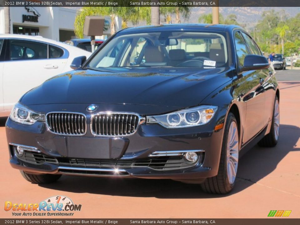 2012 BMW 3 Series 328i Sedan Imperial Blue Metallic / Beige Photo #1
