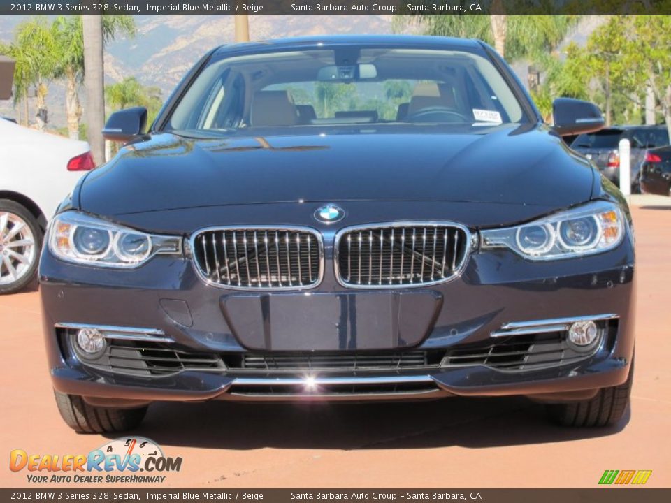 2012 BMW 3 Series 328i Sedan Imperial Blue Metallic / Beige Photo #2