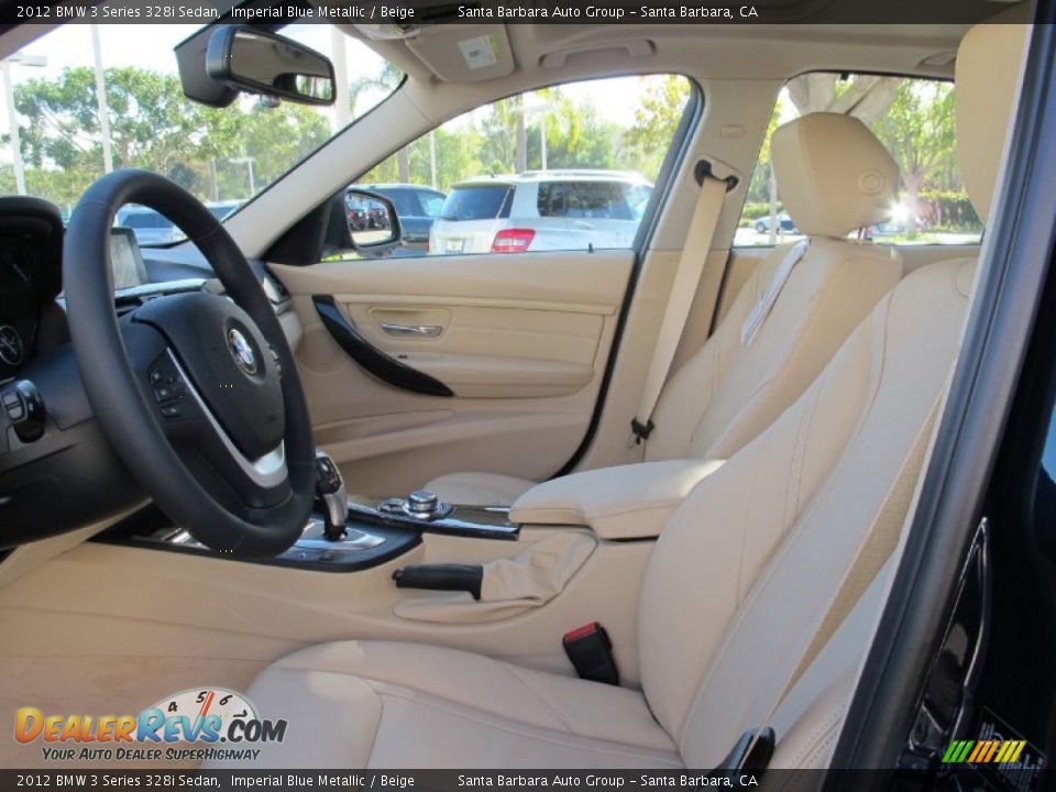 2012 BMW 3 Series 328i Sedan Imperial Blue Metallic / Beige Photo #7