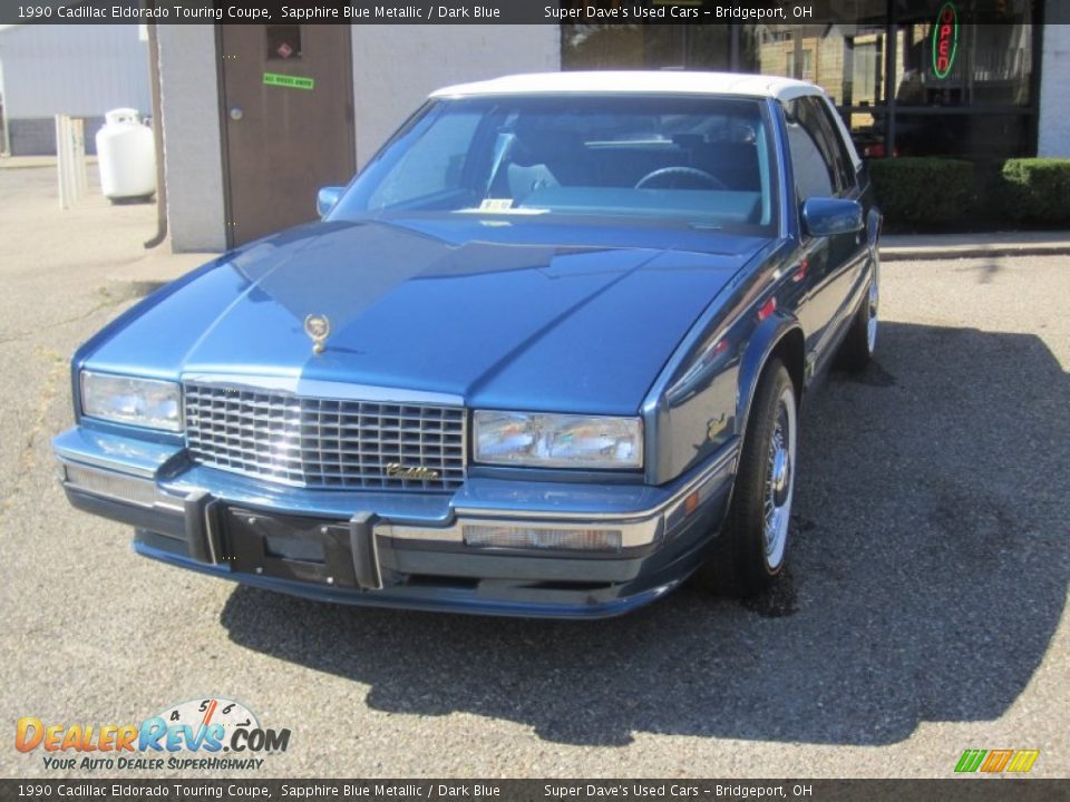 Sapphire Blue Metallic 1990 Cadillac Eldorado Touring Coupe Photo #17