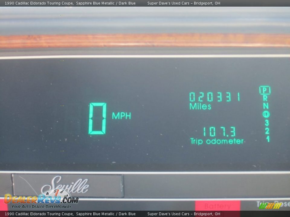 1990 Cadillac Eldorado Touring Coupe Gauges Photo #31