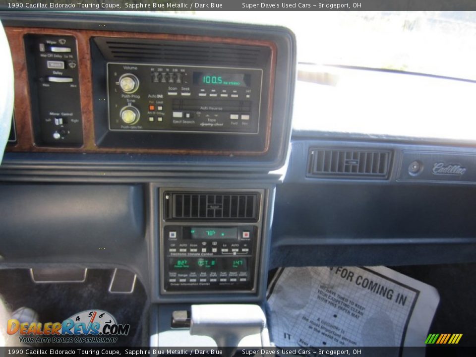 Controls of 1990 Cadillac Eldorado Touring Coupe Photo #32