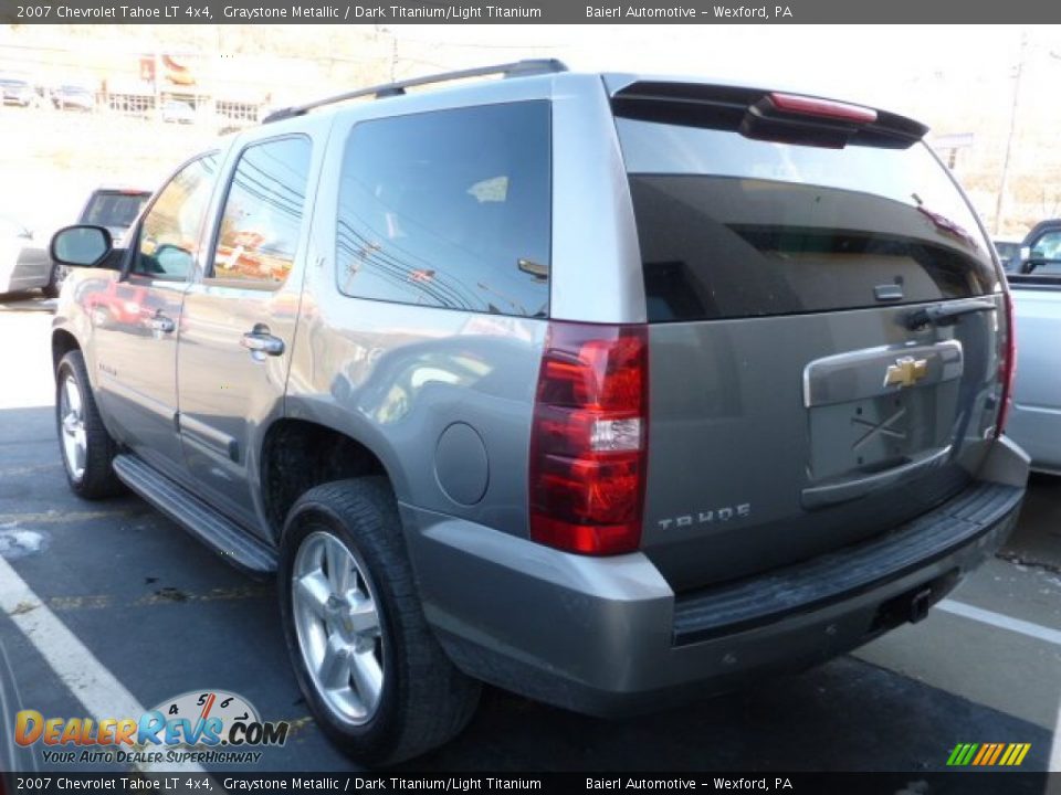 2007 Chevrolet Tahoe LT 4x4 Graystone Metallic / Dark Titanium/Light Titanium Photo #3