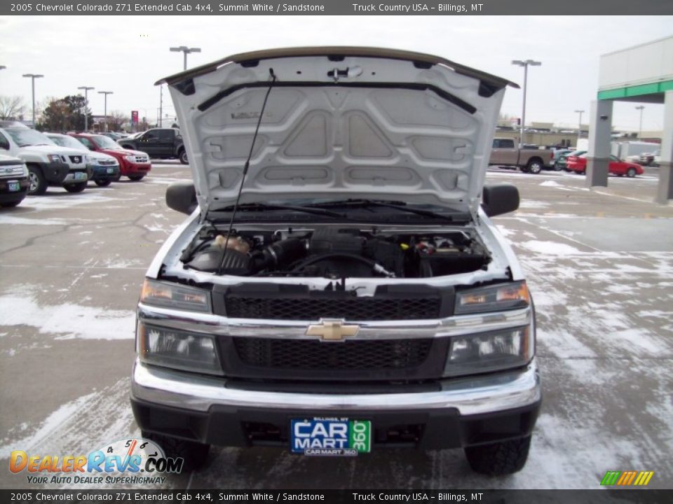 2005 Chevrolet Colorado Z71 Extended Cab 4x4 Summit White / Sandstone Photo #3