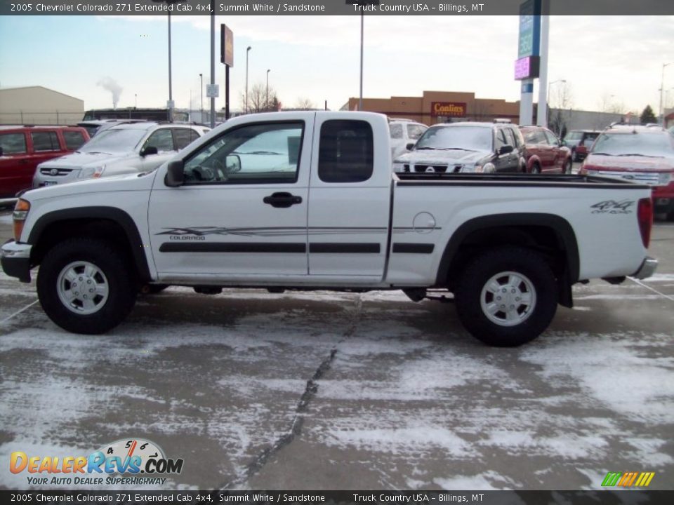 Summit White 2005 Chevrolet Colorado Z71 Extended Cab 4x4 Photo #6