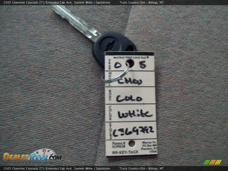 2005 Chevrolet Colorado Z71 Extended Cab 4x4 Summit White / Sandstone Photo #25