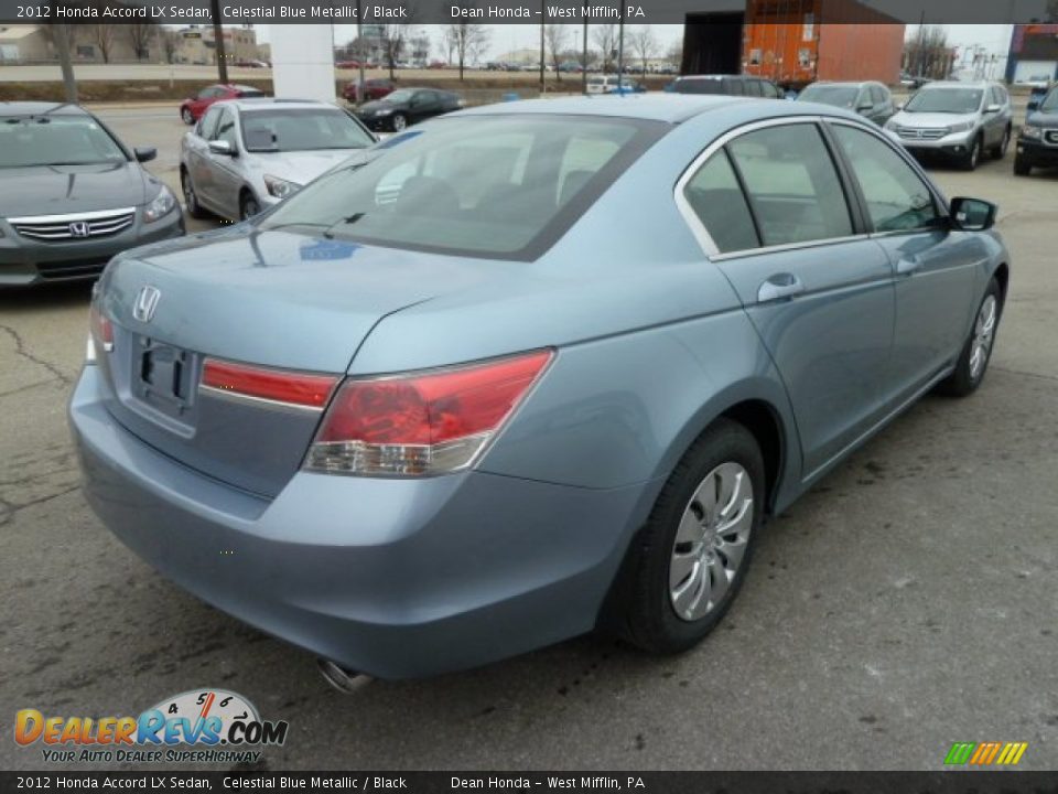 2012 Honda Accord LX Sedan Celestial Blue Metallic / Black Photo #5