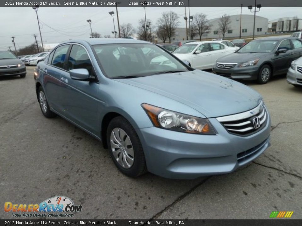 2012 Honda Accord LX Sedan Celestial Blue Metallic / Black Photo #7