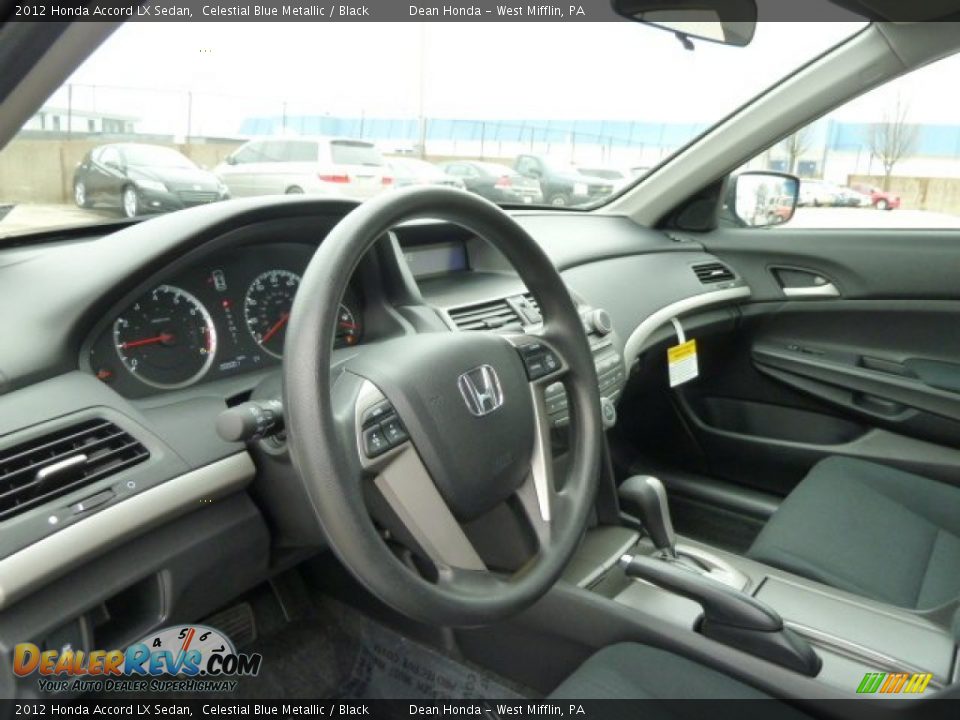 2012 Honda Accord LX Sedan Celestial Blue Metallic / Black Photo #15