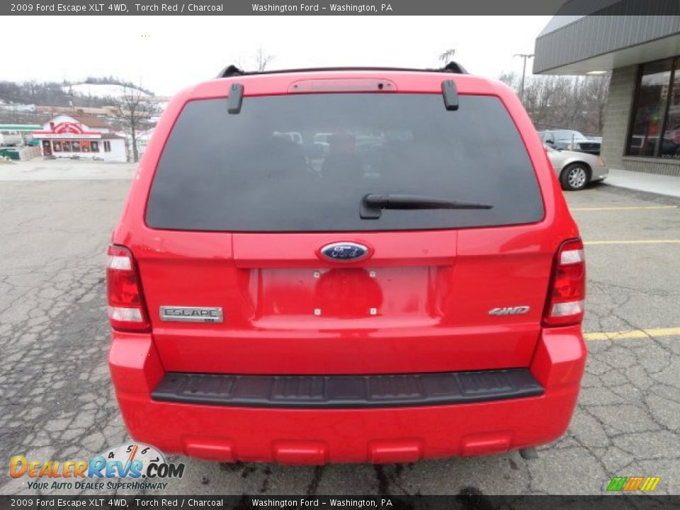 2009 Ford Escape XLT 4WD Torch Red / Charcoal Photo #3