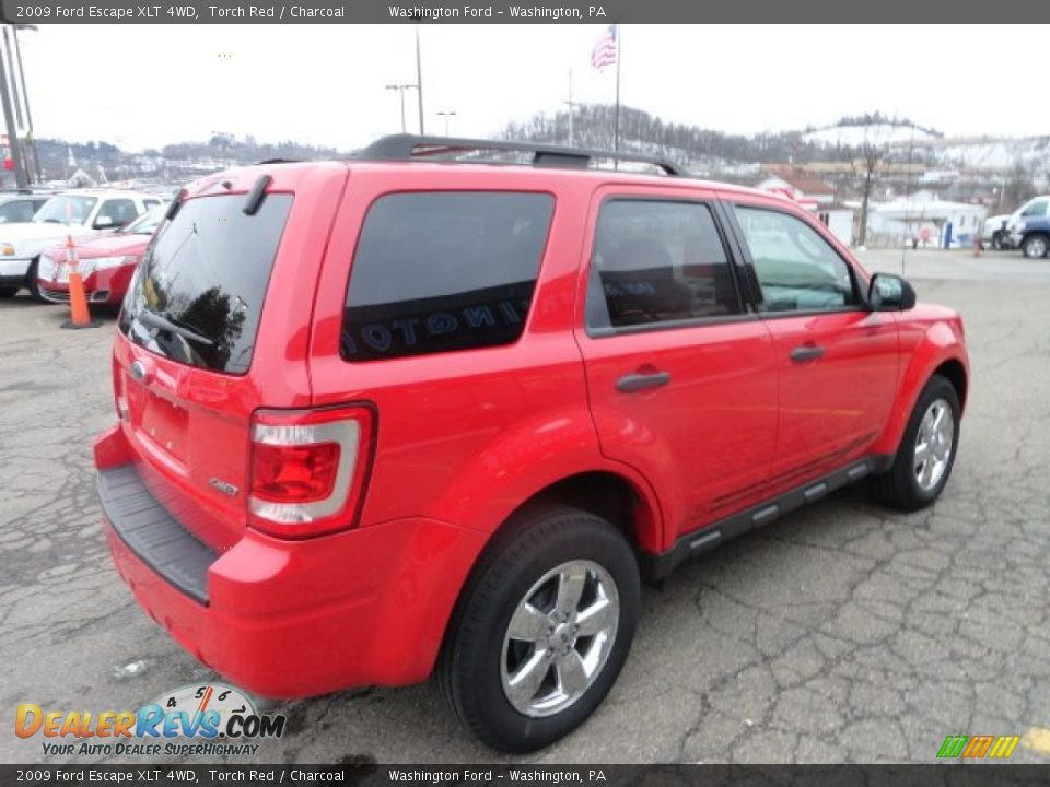 2009 Ford Escape XLT 4WD Torch Red / Charcoal Photo #4