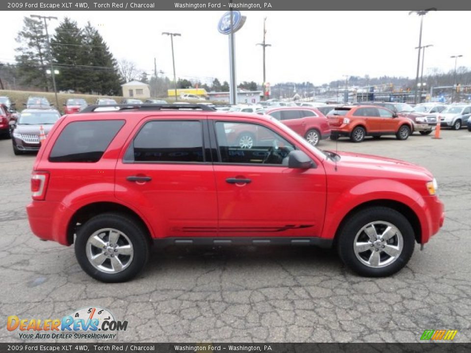 Torch Red 2009 Ford Escape XLT 4WD Photo #5