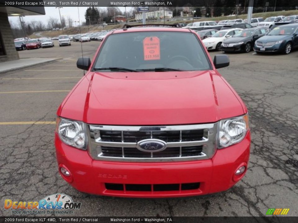 2009 Ford Escape XLT 4WD Torch Red / Charcoal Photo #7